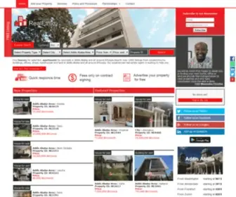 Realethio.com(Office/House/Apartment for Rent/Sale in Addis Ababa Ethiopia) Screenshot