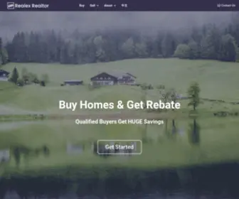 Realexrealtor.com(Buy Homes For 1%) Screenshot