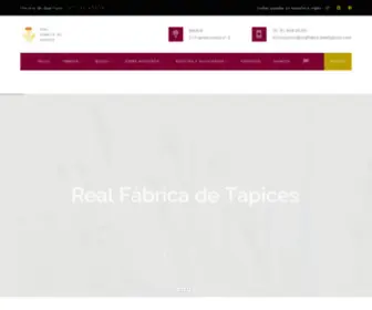 Realfabricadetapices.com(Real Fábrica de Tapices) Screenshot