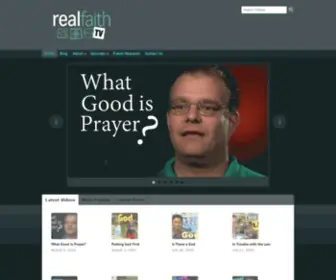 Realfaithtv.com(Realfaith TV) Screenshot