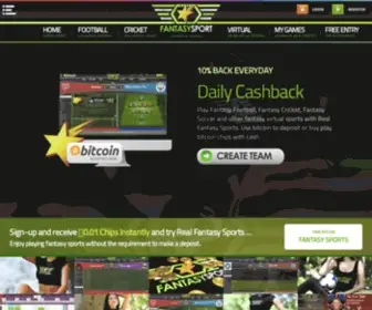 Realfantasysports.net(Real Fantasy Sports) Screenshot