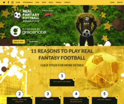 Realff.co.uk(Real Fantasy Football) Screenshot