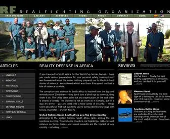 Realfighting.com(Realfighting Organization) Screenshot