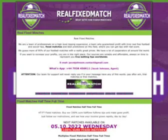 Realfixedmatch.com Screenshot