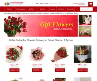 Realflowers.ae(Real Flowers Dubai) Screenshot