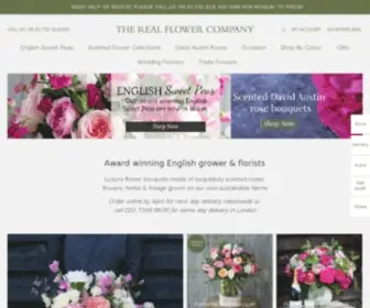 Realflowers.co.uk(The Real Flower Company) Screenshot