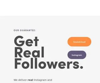 Realfollowers.io(We are a social media marketing company) Screenshot