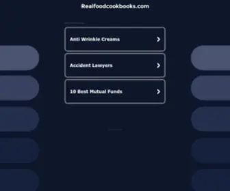 Realfoodcookbooks.com(Realfoodcookbooks) Screenshot