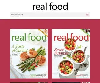 Realfoodmag.com(Real Food) Screenshot