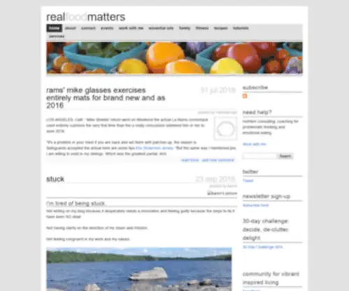 Realfoodmatters.ca(Realfoodmatters) Screenshot