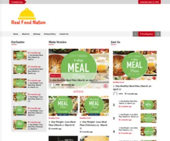 Realfoodnation.net(Real Food Nation) Screenshot