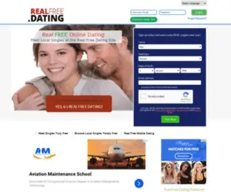 Realfree.dating(Mobile & Completely Free) Screenshot