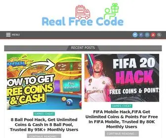 Realfreecode.com(Real Free Code) Screenshot