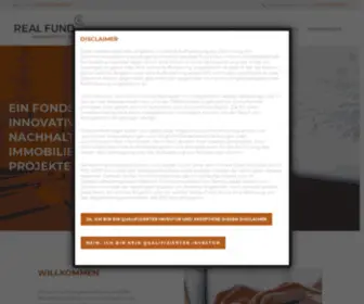 Realfund.ch(Real Fund Management AG) Screenshot