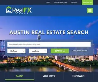 Realfx.com(Austin TX Real Estate) Screenshot