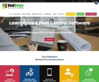 Realgreen.com(Best Lawn Care Business Software) Screenshot