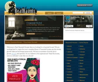 Realhaunts.com(Haunted Houses & Haunted Places) Screenshot