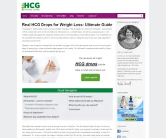 RealhcGdropsguide.com(Real HCG Drops for Weight Loss) Screenshot