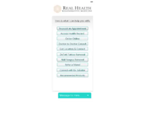 Realhealtharizona.com(Real Health) Screenshot