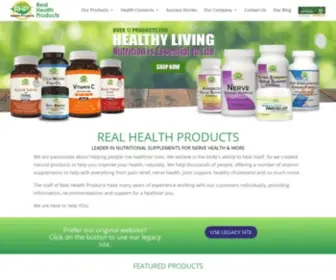 Realhealthproducts.com(Real Health Products) Screenshot