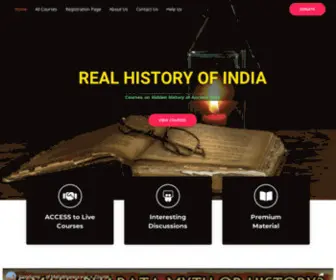 Realhistoryofindia.com(Discover the undiscovered) Screenshot