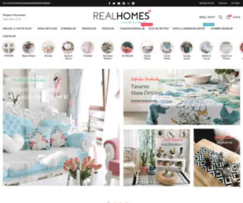 Realhomes.com.tr(Evimde Bambaşka Ürünler) Screenshot