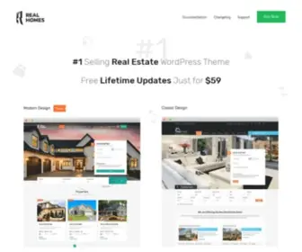 Realhomes.io(Real Estate WordPress Theme) Screenshot