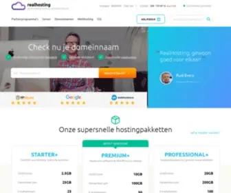 Realhosting.nl(Hosting) Screenshot
