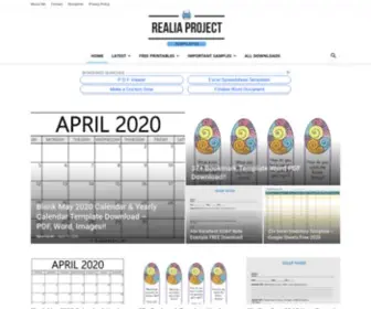 Realiaproject.org(Realia Project) Screenshot