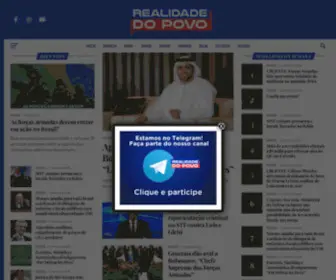 Realidadedopovo.com.br(Realidade do povo) Screenshot