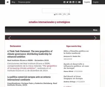 Realinstitutoelcano.org(Real instituto elcano) Screenshot