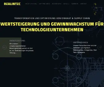 Realintec.com(Wir sind Spezialisten wenn es um folgende Themen geht) Screenshot