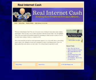 Realinternetcash.info(Work From Home) Screenshot