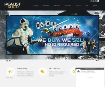 Realistgold.com(Buy&sell runescape gold) Screenshot