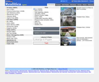 Realitica.com(Nekretnine Realitica) Screenshot