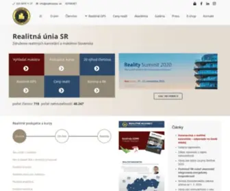 Realitnaunia.sk(Realitná) Screenshot