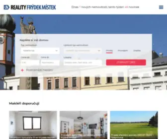 Reality-FRydek-Mistek.cz(Reality Frýdek) Screenshot