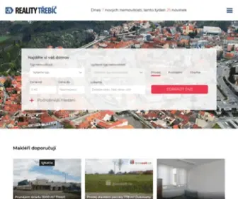 Reality-Trebic.info(Třebíč) Screenshot