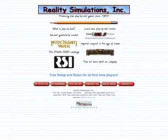 Reality.com(Reality Simulations) Screenshot