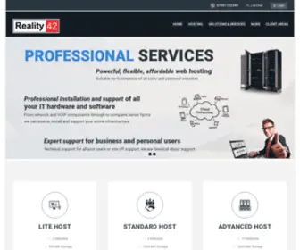 Reality42.net(Expert Webhosting & IT Support) Screenshot