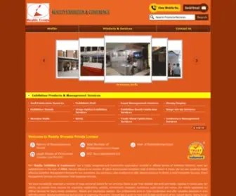 Realityexhibition.com(Reality Showbiz Private Limited) Screenshot