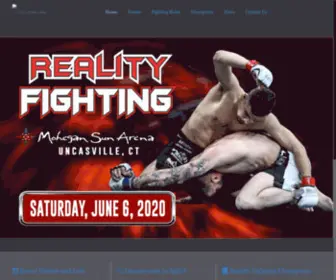 Realityfighting.net(New England's #1 MMA Promotion) Screenshot