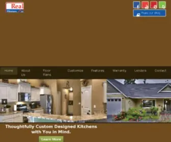 Realityhomesinc.com(Custom Home Builders) Screenshot