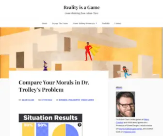 Realityisagame.com(Realityisagame) Screenshot
