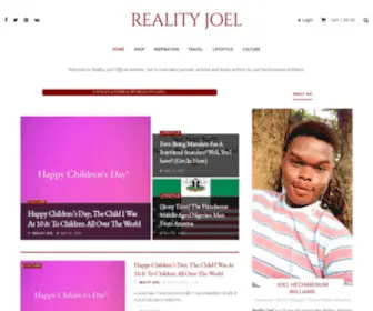 Realityjoel.com(Reality Joel) Screenshot