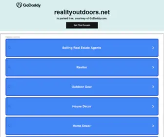 Realityoutdoors.com(Hunting and fishing all about the outdoors) Screenshot