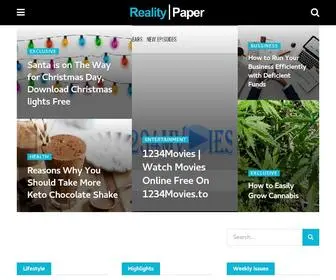 Realitypaper.com(Reality Paper) Screenshot