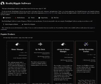 Realityripple.com(Realityripple) Screenshot