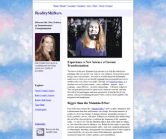 Realityshifters.com(Reality Shifters) Screenshot