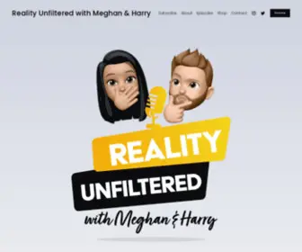 Realityunfilteredpodcast.com(Reality Unfiltered with Meghan & Harry) Screenshot